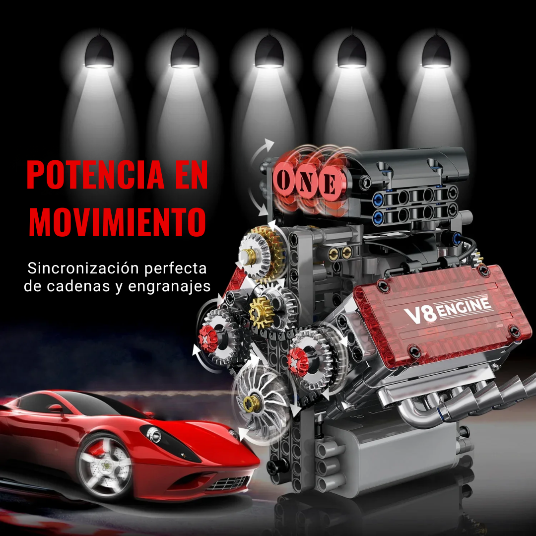 Set de Montaje | Motor V8 Kinetix